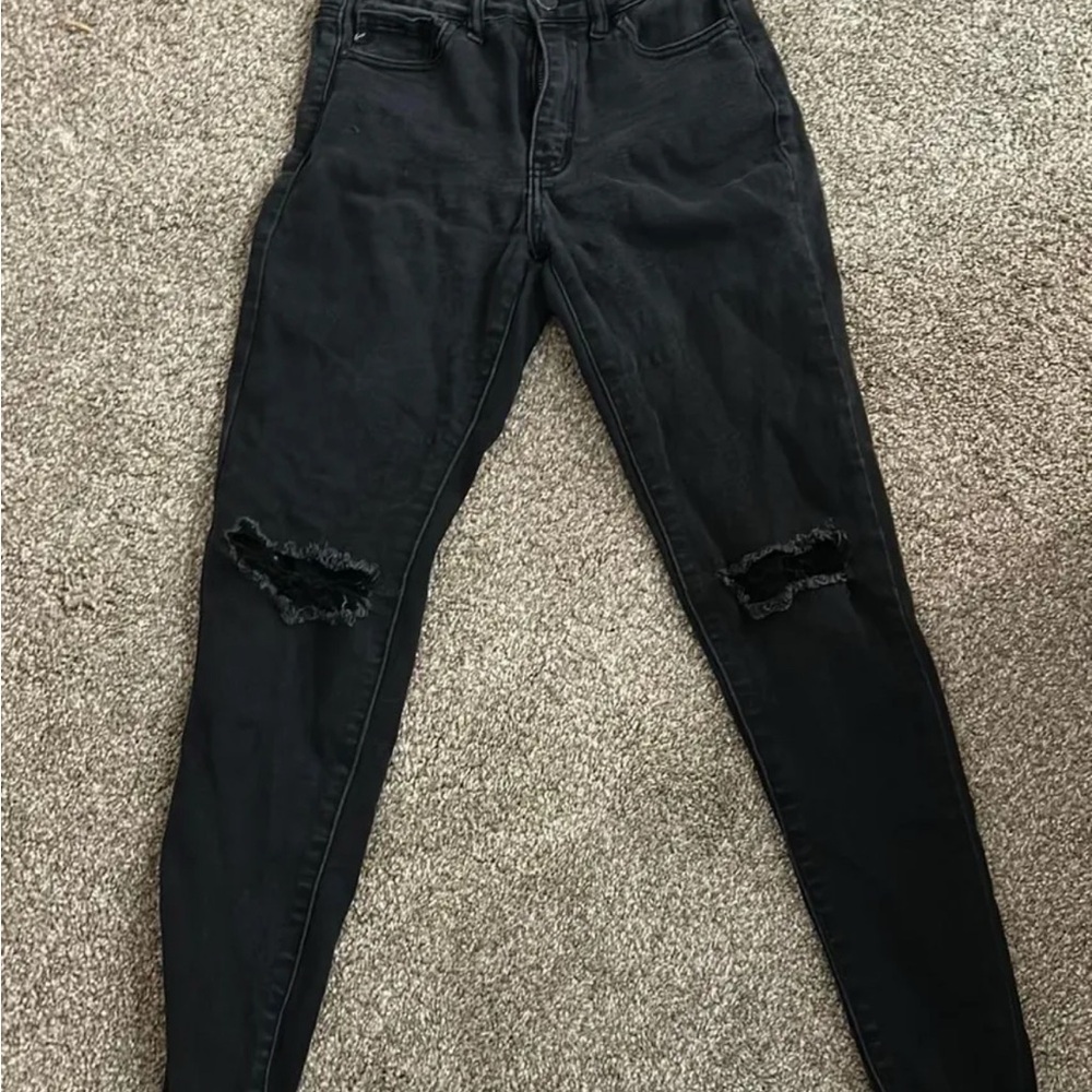 KanCan Black Ripped Skinny Jeans